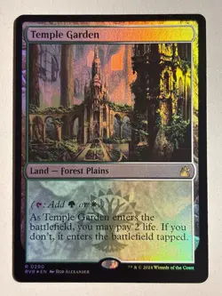 Temple Garden - FOIL - Ravnica Remastered - LP MTG Magic - Image 1