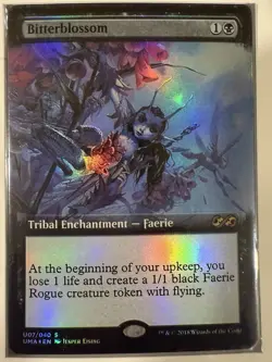 1x Bitterblossom - Foil Light Play MTG Magic - Kid Icarus - - Image 1