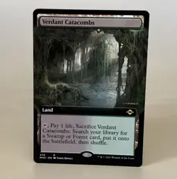 MTG Verdant Catacombs - Extended Art - MH2 NM - Image 1