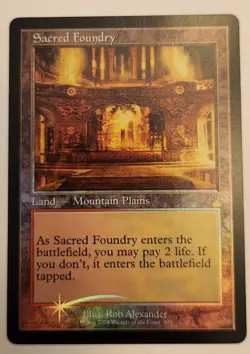 Sacred Foundry (Retro Frame) Ravnica Remastered Foil #409 NM+ - Image 1