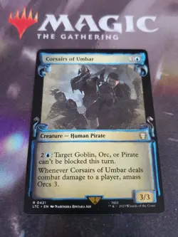 Mtg. Corsairs of Umbar. Showcase Scrolls. Lord Of The Rings. Pack Fresh - Image 1