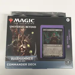Necron Dynasties MTG Mono-Black Artifact Commander Deck Warhammer 40K SEALED - Image 1