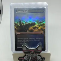 MTG: Deserted Beach (Borderless) Innistrad: Midnight Hunt Foil - Image 1