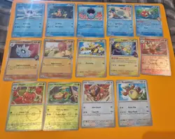Pokemon Destined Rivals Reverse Holo Bundle - 14 Cards - No Duplicate - Image 1
