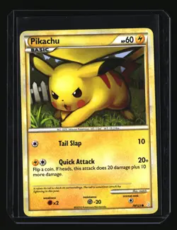 Pokemon PIKACHU 78/123 (Non Holo) HeartGold SoulSilver - NM/Near Mint - Image 1