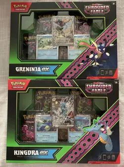 Pokemon Tcg: Kingdra/Greninja EX Shrouded Fable Special Illustration Collection - Image 1