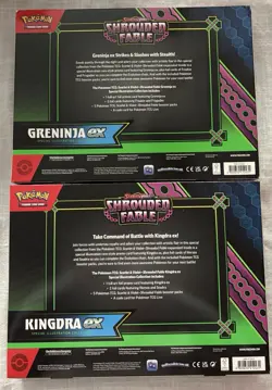 Pokemon Tcg: Kingdra/Greninja EX Shrouded Fable Special Illustration Collection - Image 2