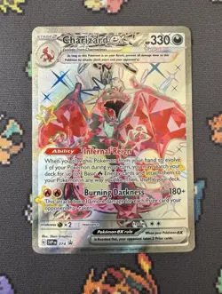 Pokemon TCG Charizard EX Scarlet & Violet Paldean Fates Promo Card #74 - NM - Image 1