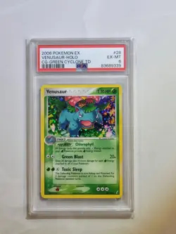 Venusaur Crystal Guardians PSA Graded Pokemon Card Holo 2006 Vintage Rare TCG - Image 1
