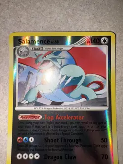 Pokemon - Salamence - 8/99 Reverse Holo Platinum Arceus Light To Moderate Play - Image 3