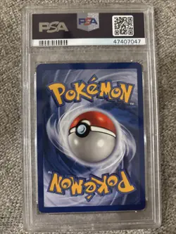 1999 Pokemon Fossil #3 Ditto Holo Rare 1st First PSA 6 - Image 2