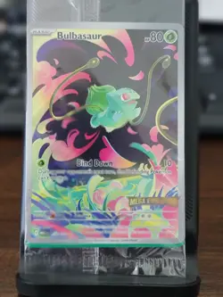 2025 Pokemon Mega Evolutions Bulbasaur 133/132 Stamped Promo Sealed IR - Image 1