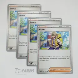 Arven 166/198 x4 Trainer Playset 4x Pokemon Scarlet & Violet Base Set SVI - Image 1