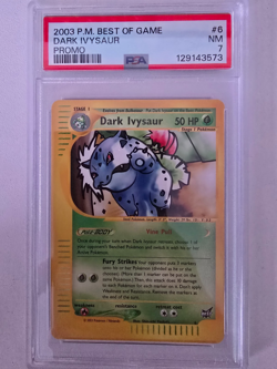 Dark Ivysaur #6 PSA 7 - Best of Game Promo Pokemon WOTC Era Holo Rare - Image 1