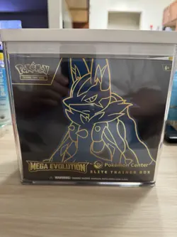 Pokemon Center Exclusive Mega Evolutions Elite Trainer Box ETB Factory Sealed - Image 1