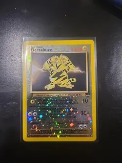 2002 Pokemon Best Of Game Electabuzz #1 Reverse Holo Promo w/Swirl LP - Image 1