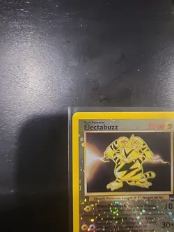 2002 Pokemon Best Of Game Electabuzz #1 Reverse Holo Promo w/Swirl LP - Image 4