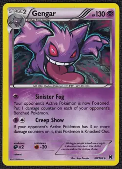 Pokemon Gengar 60/162 Holo XY Breakthrough - Image 1