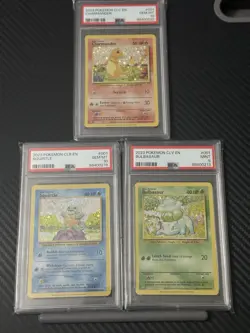 Pokemon Classic Collection Stater(Charmander, Squirtle, Bulbasaur)Graded Set - Image 1