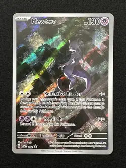 Mewtwo SVP 052 Pokemon TCG Promo - Full Art Holo - Image 1