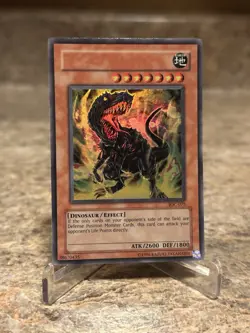Yu-Gi-Oh! MISPRINT NO NAME Black Tyranno IOC-075 LP Ultra RareU - Image 1