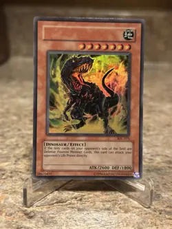 Yu-Gi-Oh! MISPRINT NO NAME Black Tyranno IOC-075 LP Ultra RareU - Image 2
