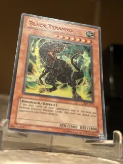 Yu-Gi-Oh! MISPRINT NO NAME Black Tyranno IOC-075 LP Ultra RareU - Image 3