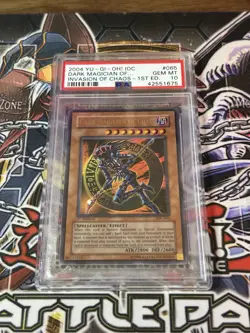 Yu-Gi-Oh! Dark Magician of Chaos Invasion of Chaos 1st Edition IOC-065 PSA 10 - Image 3