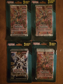 4, 3-pack Blisters. Yugioh 12 Booster Packs. Sealed. New. Cyberstorm access! - Image 1