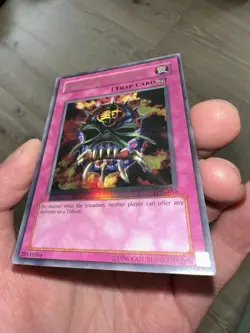 Yugioh Misprint Large Foil Shift Mask Of Restrict LON Ultra Rare LP - Image 5