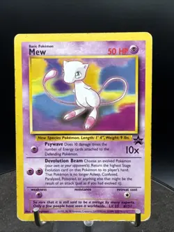 Pokemon Vintage Mew 8 WOTC 1999 Black Star Promo Card - Image 1