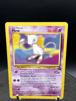 Pokemon Vintage Mew 8 WOTC 1999 Black Star Promo Card - Image 2