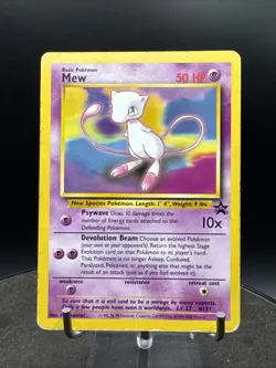 Pokemon Vintage Mew 8 WOTC 1999 Black Star Promo Card - Image 3