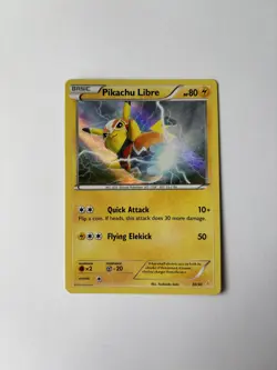 Pokemon Pikachu TCG Holo Card Libre 30/30 XY Trainer Card - Image 4