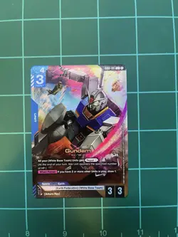 Gundam GD01-001 LR Foil Newtype Rising Card Game RX-78-2 Near Mint TCG NM - Image 1