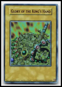 Glory of the King's Hand King of Games: Yugi's Legendary Decks Yugioh Card - Image 1