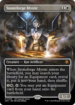 MTG English Stoneforge Mystic (Borderless) NM Normal Special Guests - Image 1