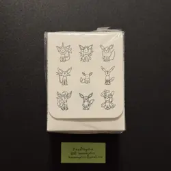 Pokemon Center Japan YU NAGABA x Pokemon Eevee Card Deck Box ~ US SELLER - Image 2