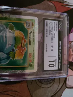 2002 Legendary Collection Venusaur Reverse Holo Card 18/110. CGC 10 GEM MINT - Image 3