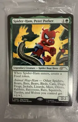 (4) MTG Spider-Man Packs of Promo Card SEALED Carnage Crimson Chaos Green Goblin - Image 2