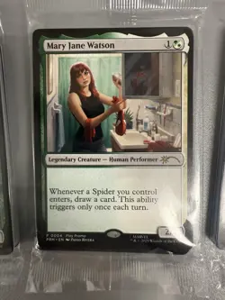 (4) MTG Spider-Man Packs of Promo Card SEALED Carnage Crimson Chaos Green Goblin - Image 3