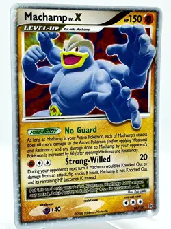 Machamp LV X 98/100 DP Stormfront Holo Ultra Rare Pokemon TCG Card - Image 2