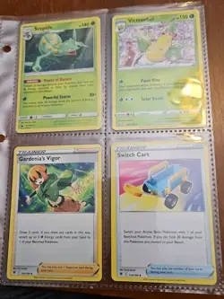 POKEMON CARDS LOT OF 32 IN VINYL BINDER PAGES IN EXCELLENT CONDITION - Image 4