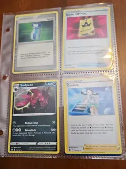 POKEMON CARDS LOT OF 32 IN VINYL BINDER PAGES IN EXCELLENT CONDITION - Image 5