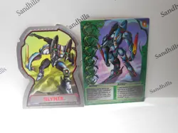 Bakugan Slynix Mechtanium Surge Mechtogan - Key Card & Ability Card - Image 1