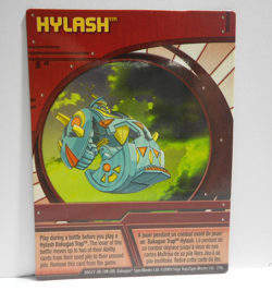 Bakugan Card - Hylash - Red Ability Card - BA577 - 2/4o - 2009 - Image 1