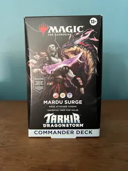 MTG Tarkir: Dragonstorm Mardu Surge Commander Deck Sealed - Image 1