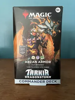 MTG Tarkir: Dragonstorm Abzan Armor Commander Deck Sealed - Image 1