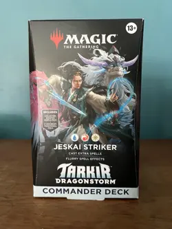MTG Tarkir: Dragonstorm Jeskai Striker Commander Deck Sealed - Image 1