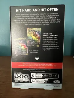 MTG Tarkir: Dragonstorm Jeskai Striker Commander Deck Sealed - Image 2